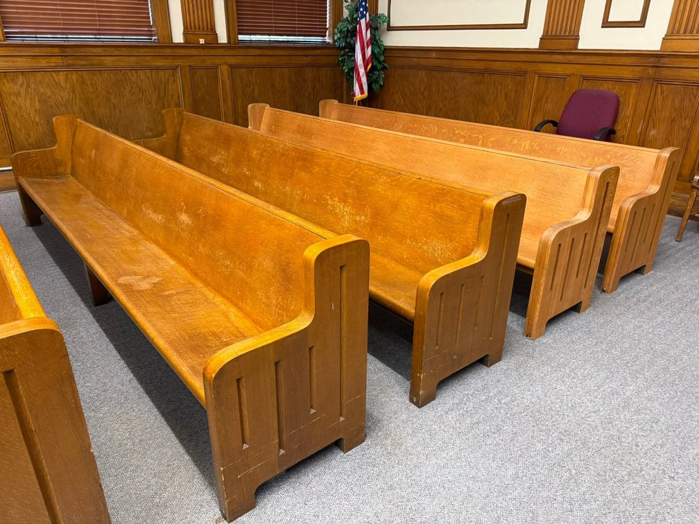 Lot of (4) Pews INV#46850