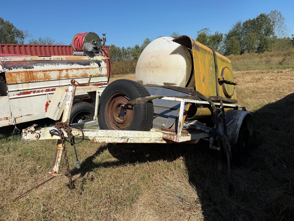 125gal Tank & Pump w/ Trailer INV#57215