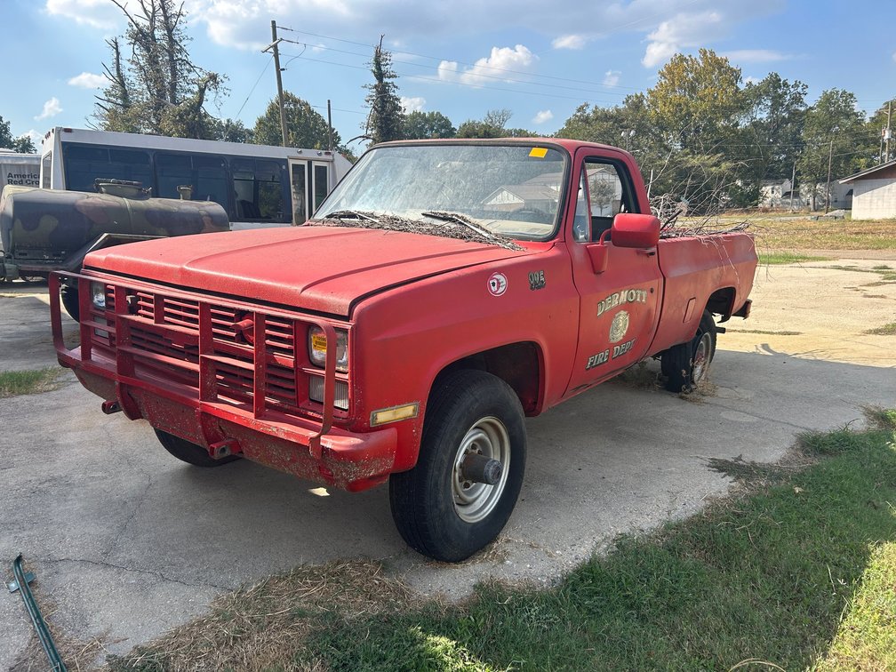 *INOP 1985 Chevrolet D30 Military Postal Unit 4x4 Pickup 1GCHD34JXFF373404 INV#10590