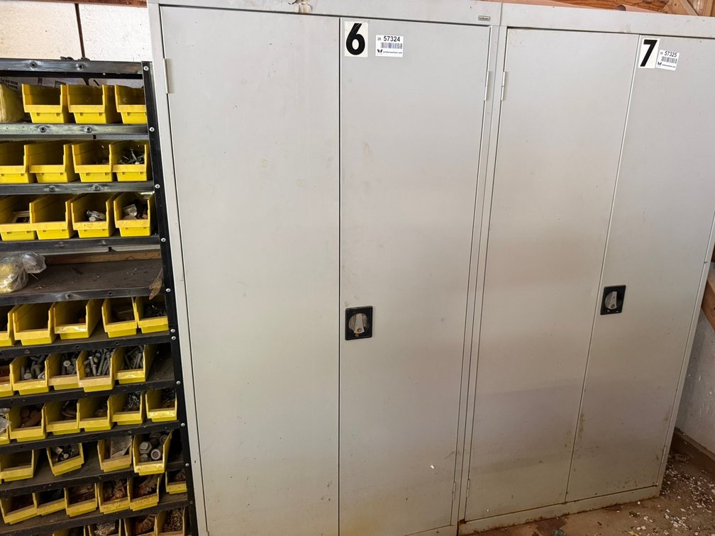 Sandusky Metal Cabinet w/ Contents INV#57324