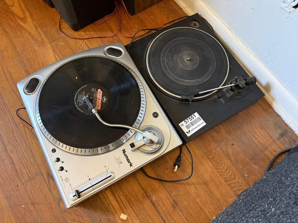 Lot of (2) Record Players INV#57551