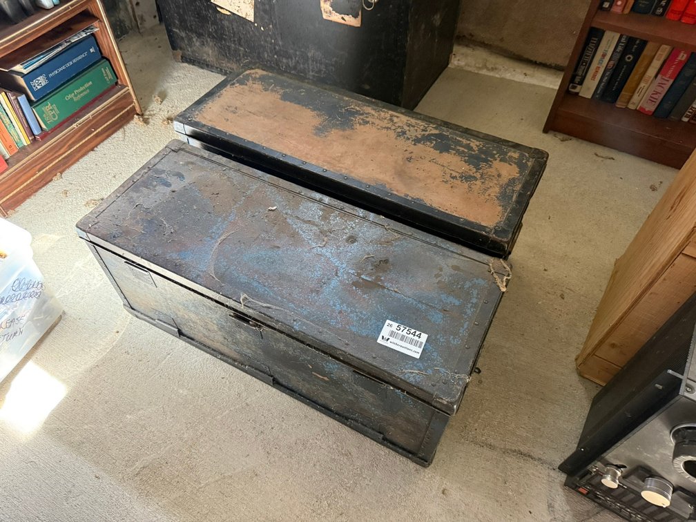 Lot of (2) Vintage Storage Boxes INV#57544