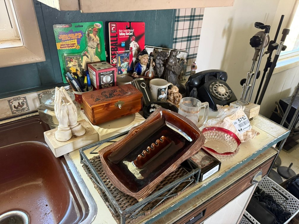 Memorabilia, Ash Trays, Rotary Phone, Etc INV#57527