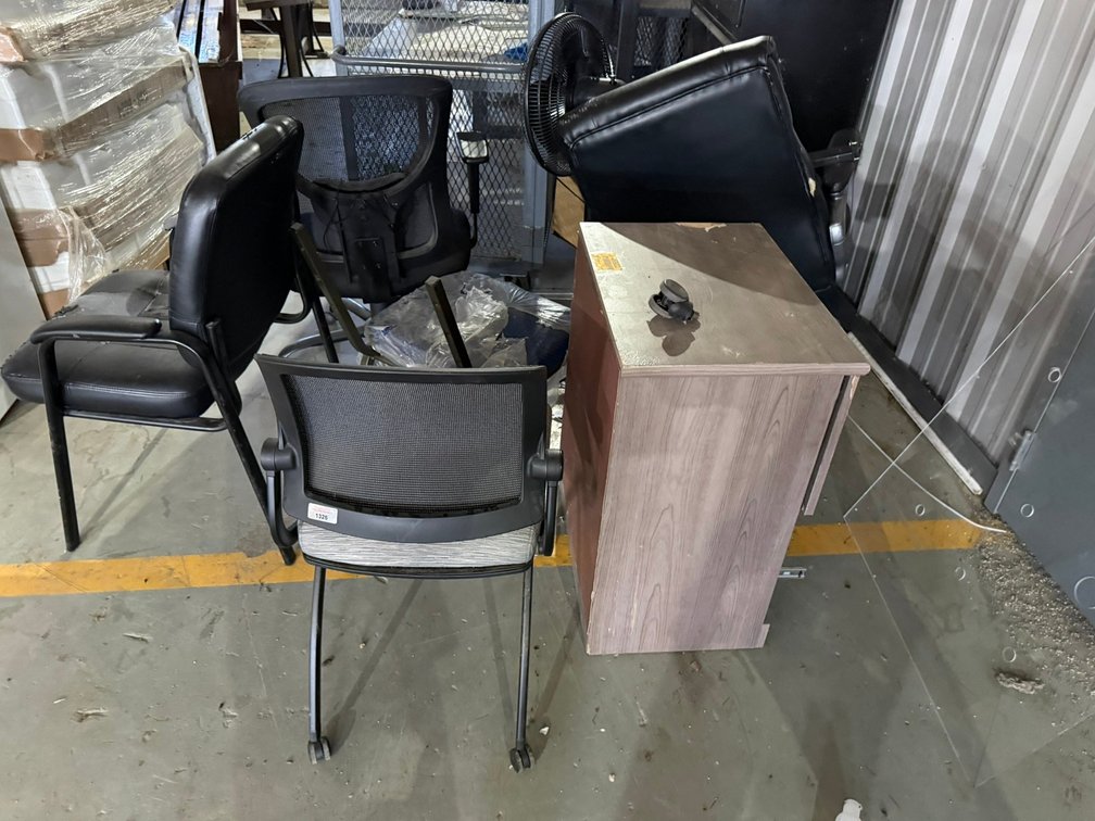 Lot of Chairs & Shelf INV#46822