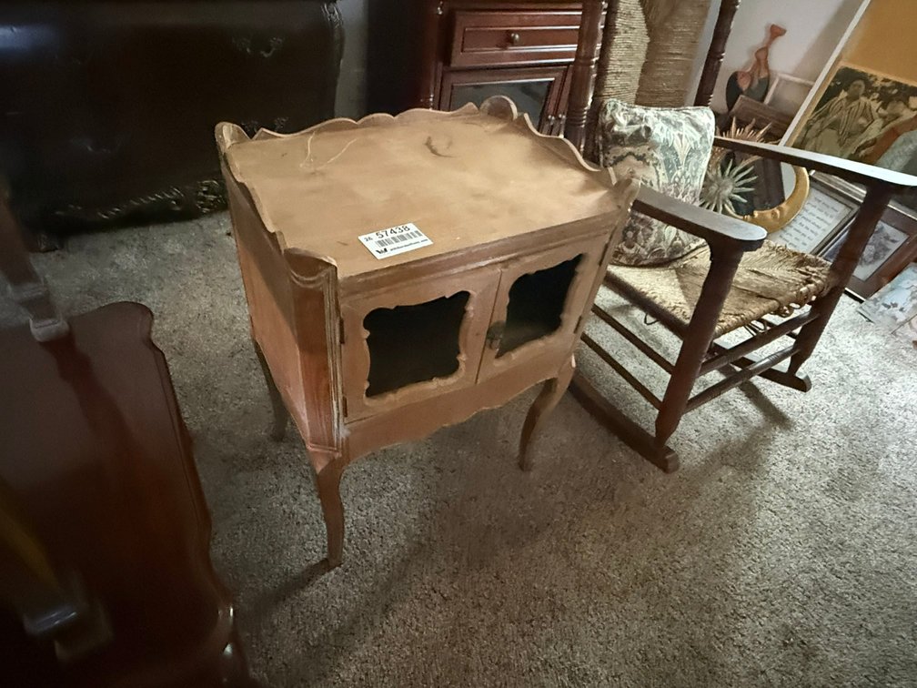 Vintage Bedside Table INV#57438