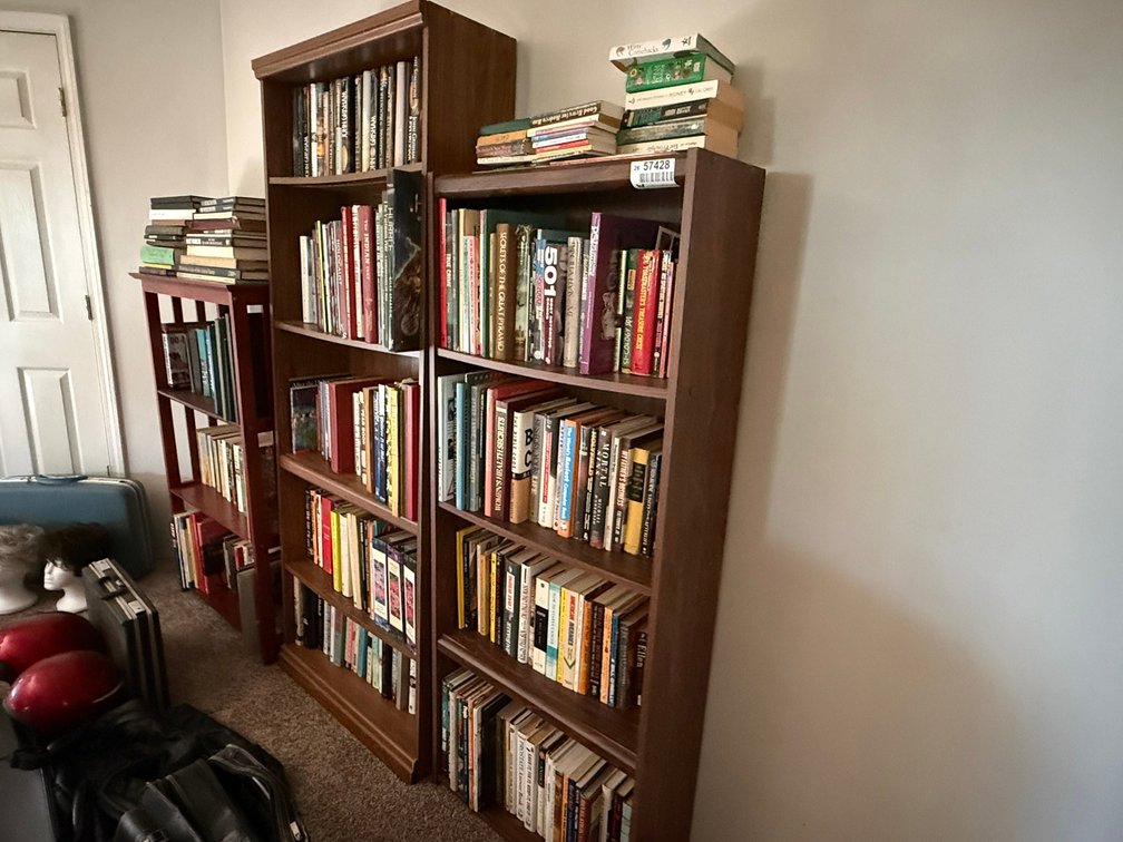 Lot of Bookshelves & Books INV#57428