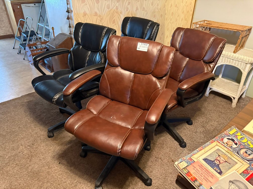 Lot of (4) Office Chairs INV#57458