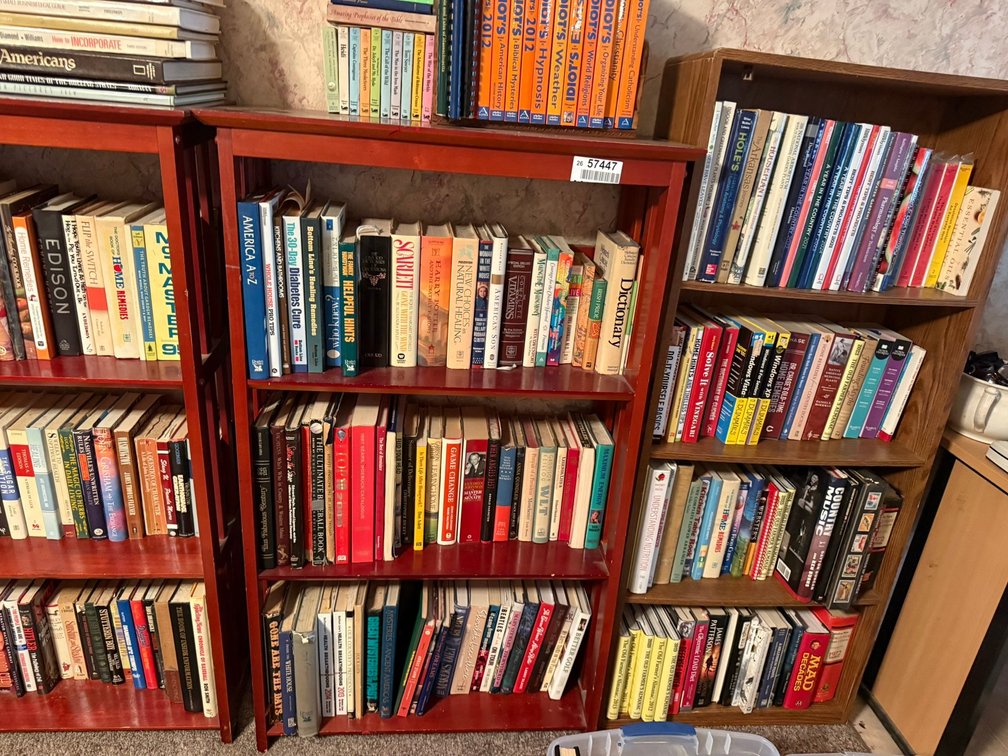 Book Shelf w/ Contents INV#57447