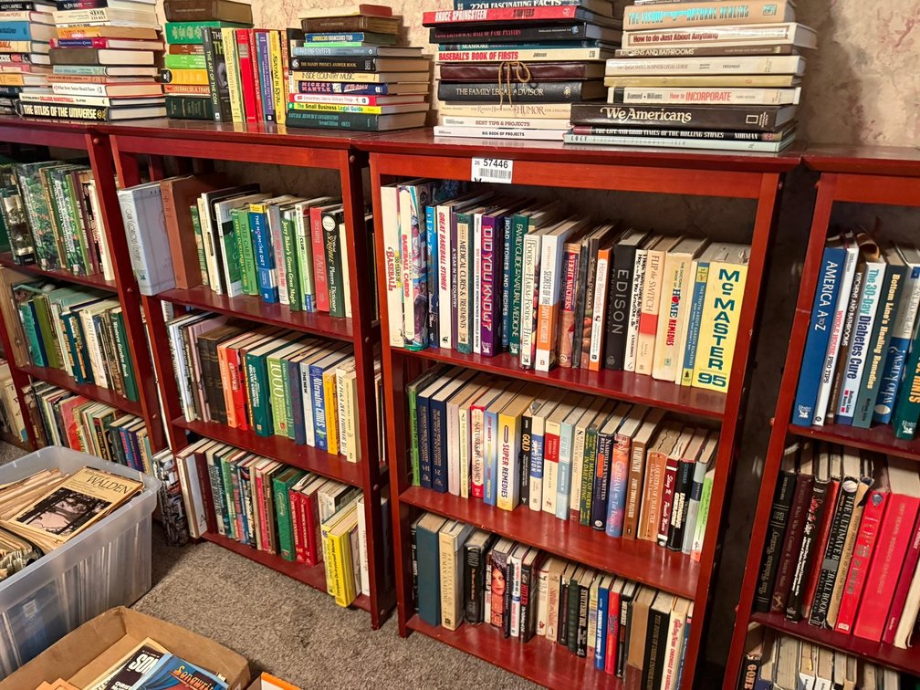 Book Shelf w/ Contents INV#57446