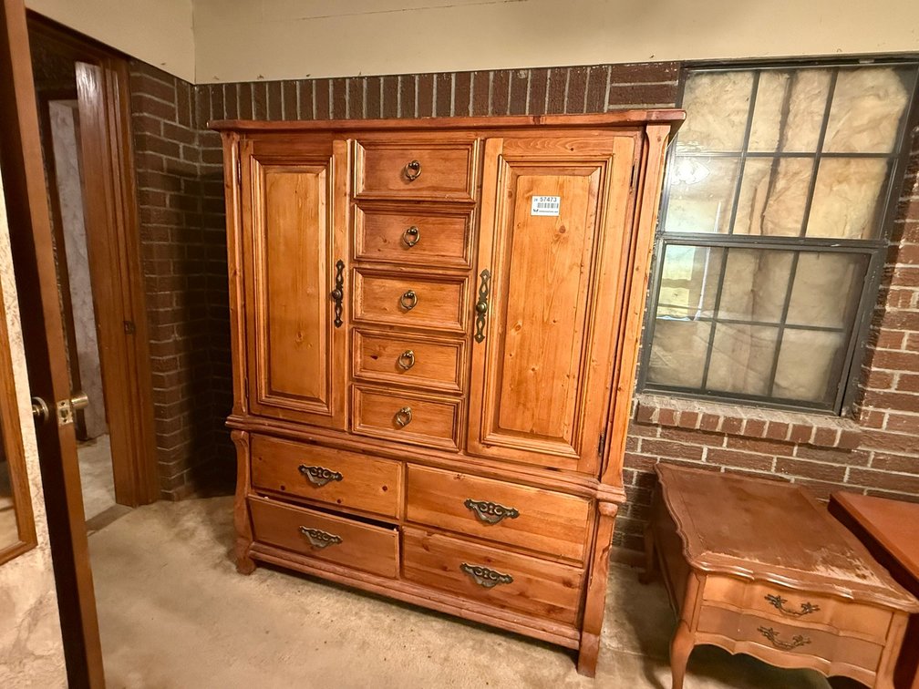 Wooden Armoire INV#57473