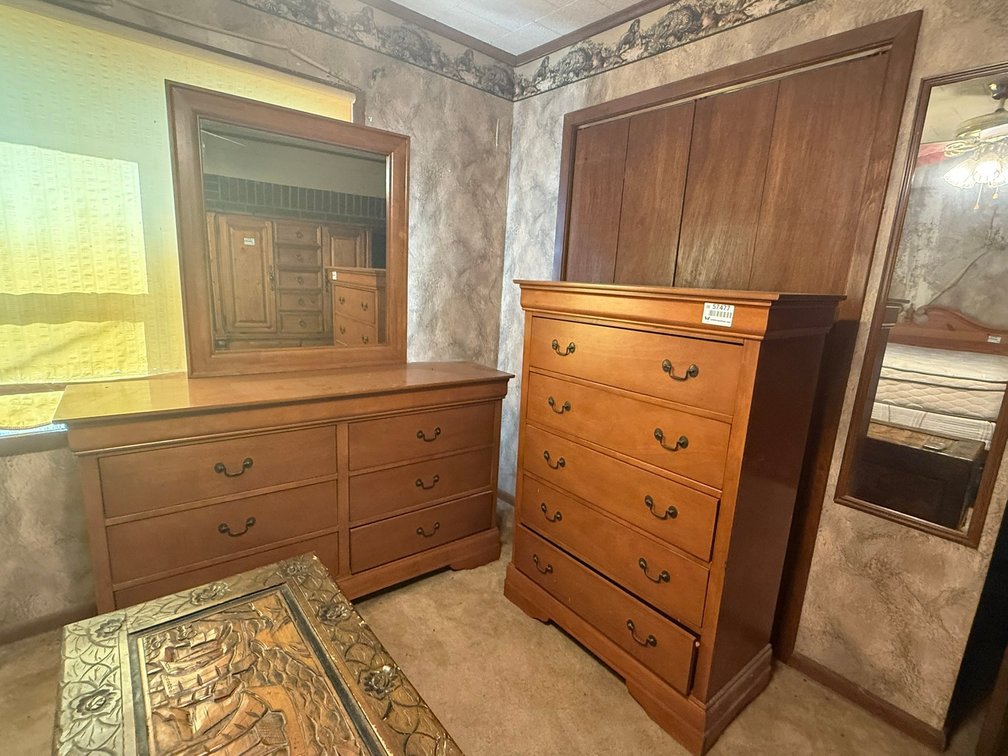 (2) Wooden Dressers INV#57477