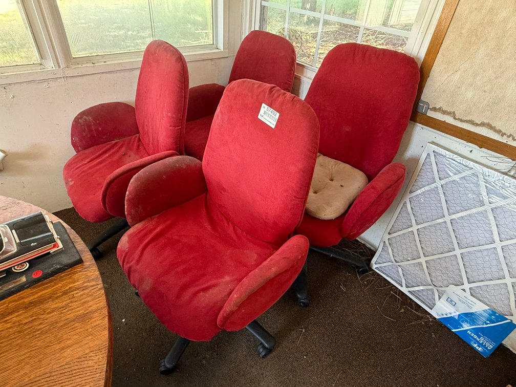 Lot of (4) Rolling Chairs INV#57492