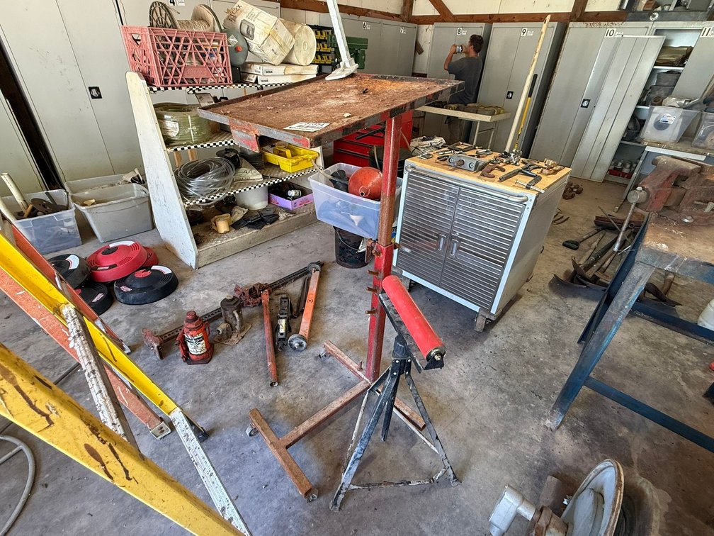Adjustable Work Table & Roller Stand INV#57354