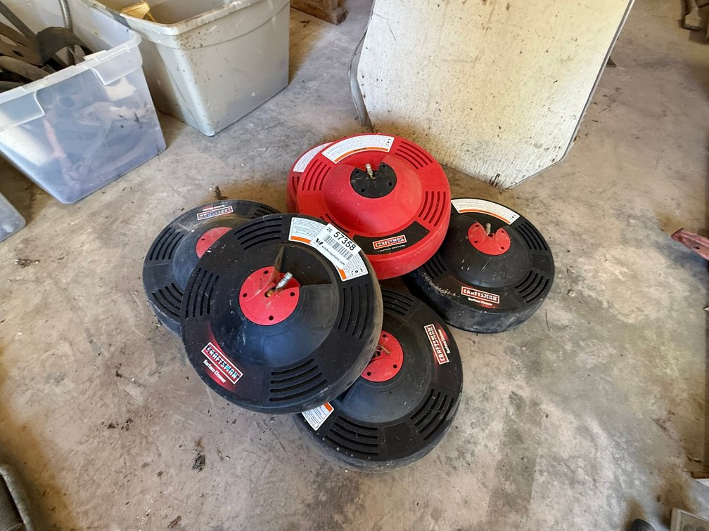 Lot of Craftsman Pressure Washer Surface Cleaners INV#57358
