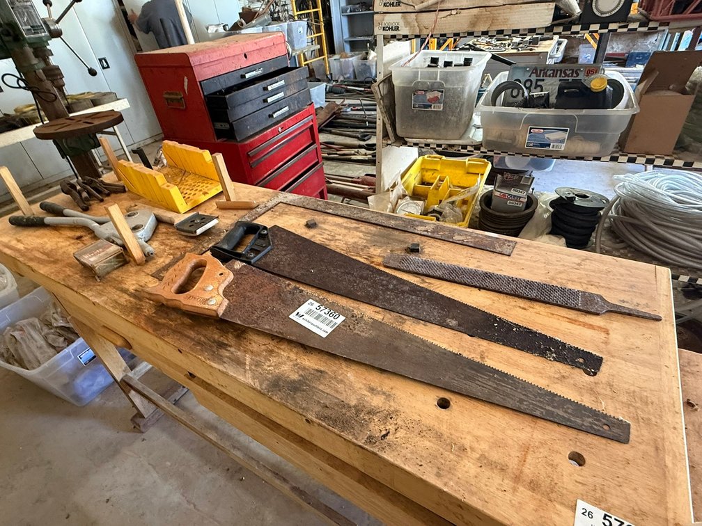 Lot of Saws, Rivet Tool, & Miscellaneous INV#57360