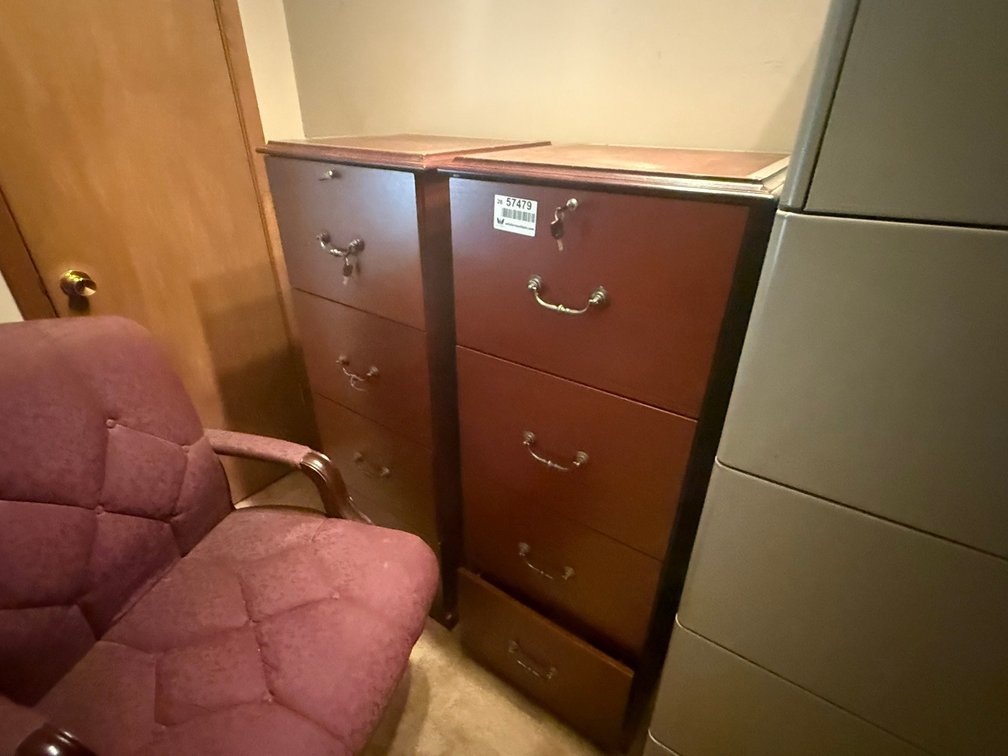 Lot of (2) Filing Cabinets INV#57479