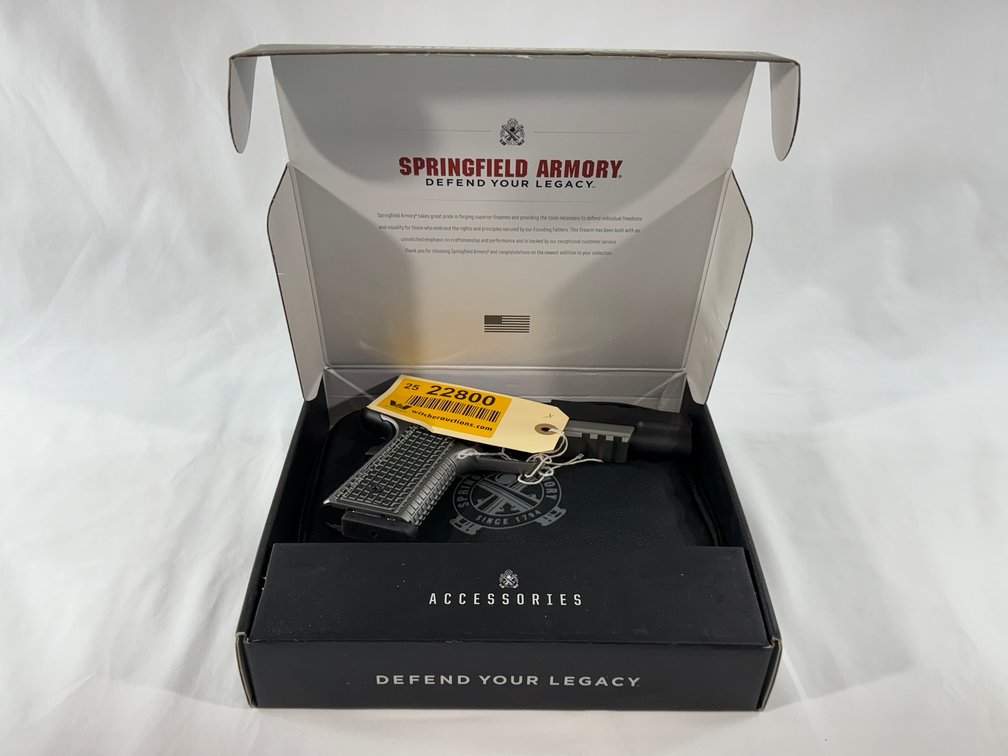 Unused Springfield Armory  1911 Emissary 9mm Semi-Automatic Pistol NM821033