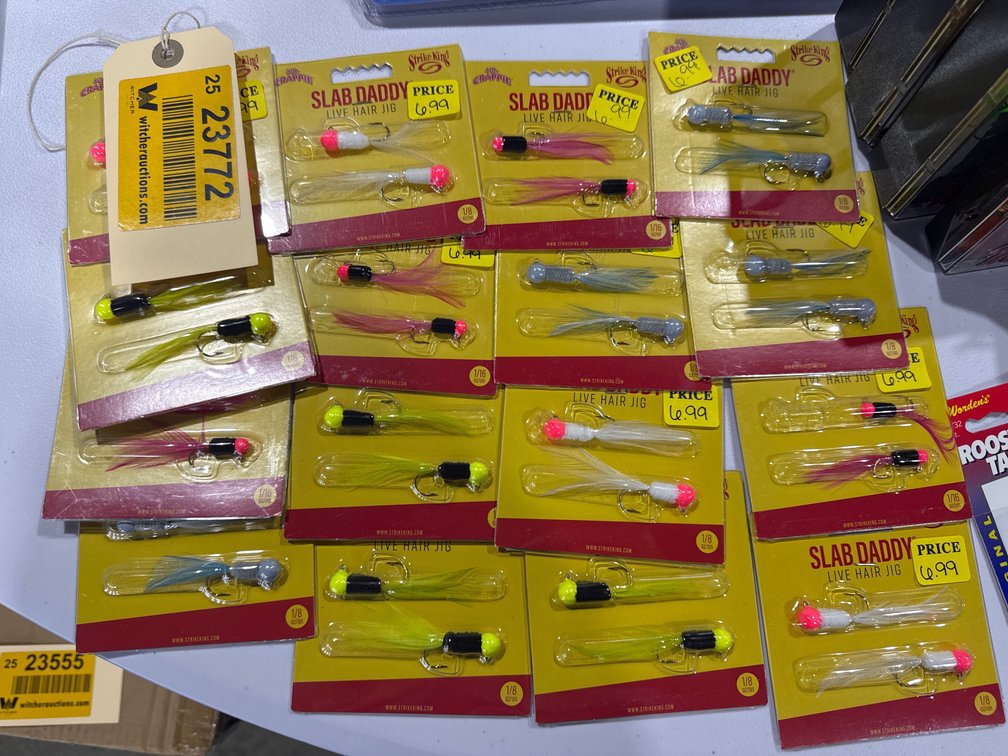 Lot of (16) Unused Mr Crappie  Slab Daddy  Live Hair Fishing Jigs 