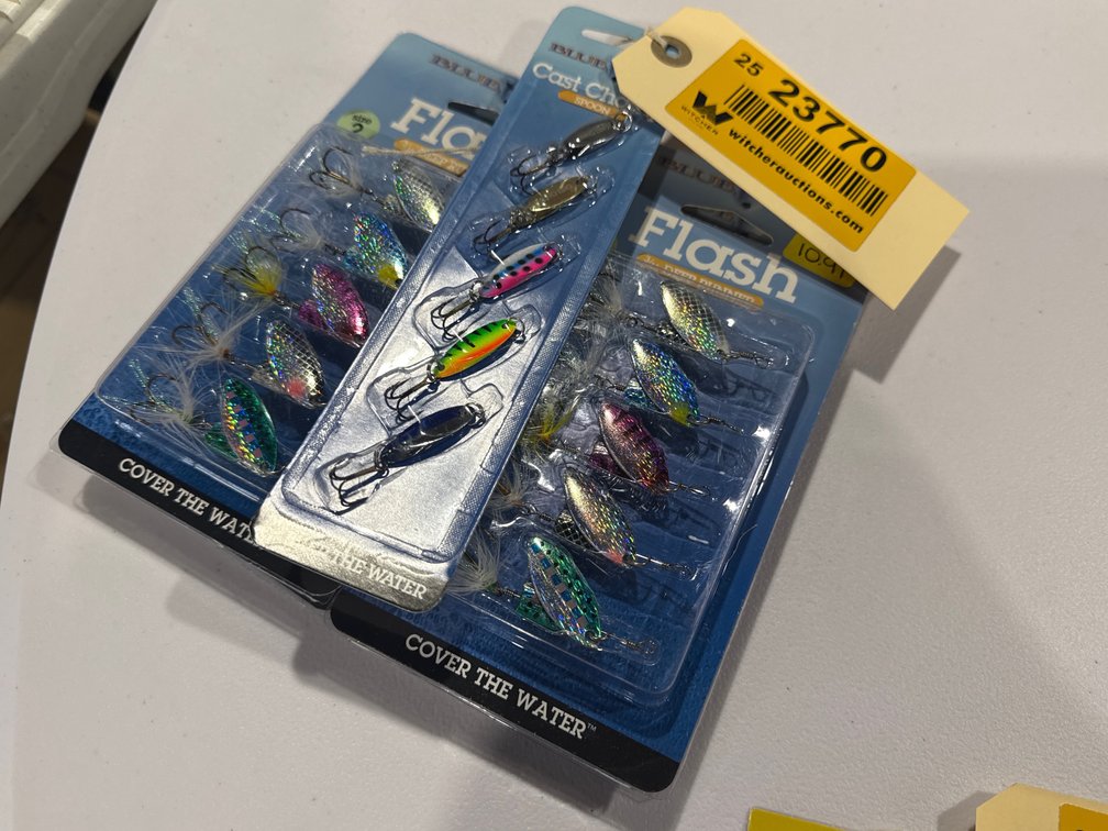 Lot of (5) Unused Blue Fox  Fishing Lures 