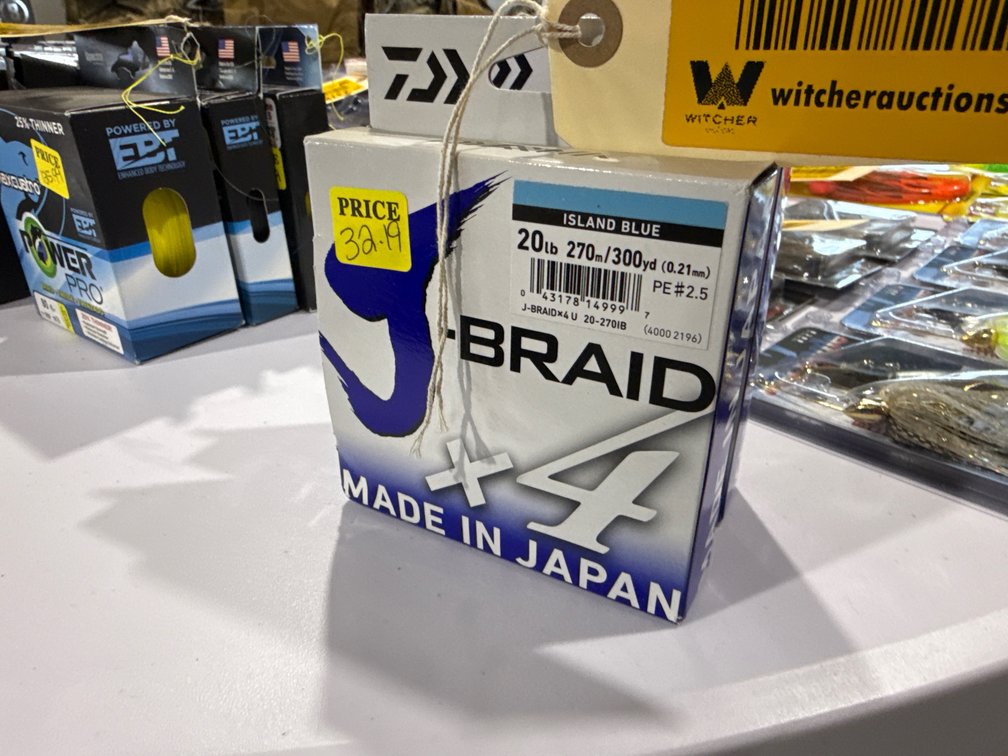 Lot of (2) Unused Braid  x4 Fishing Lines 
