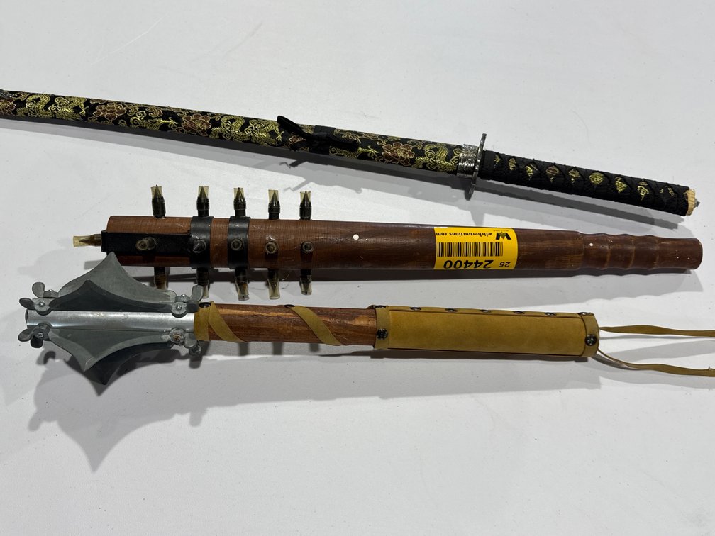 Lot of (2) Maces & (1) Sword  