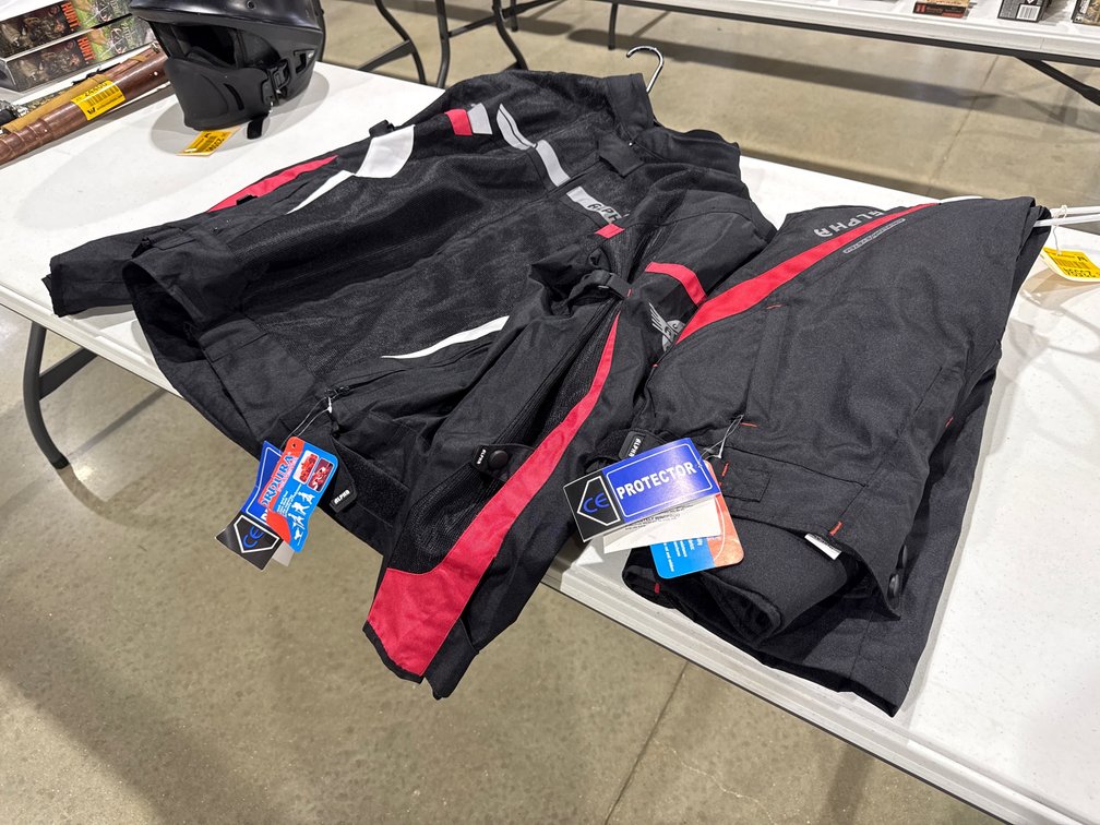 Alpha Cycle Gear Motorcycle  Jacket and Pants  