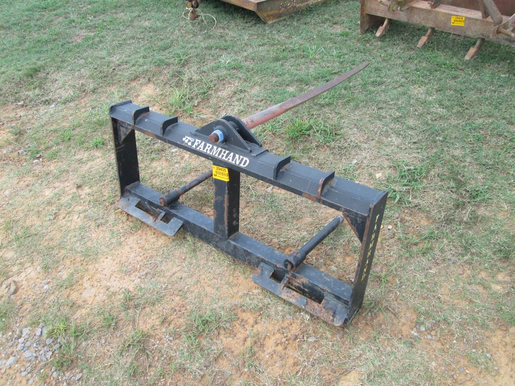 Farm Hand Skid Steer Hay Fork  Inv # 29435