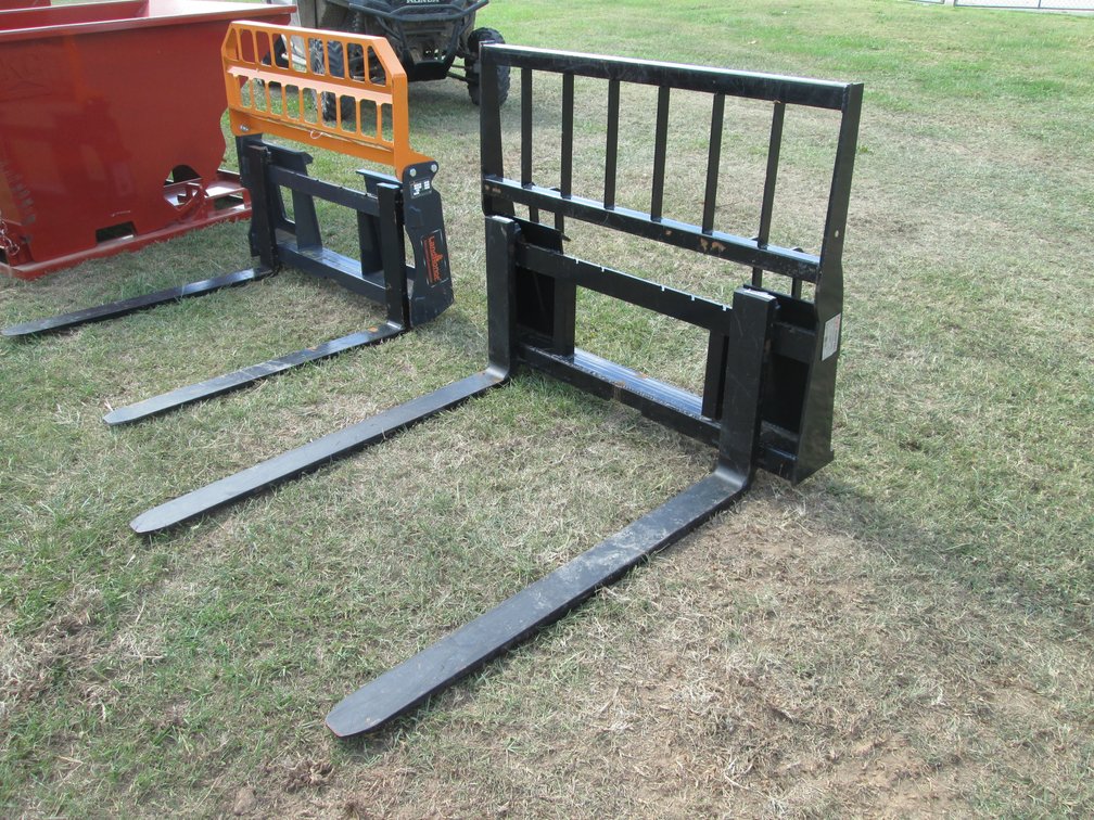 Mower King  48" Skid Steer Forks  Inv # 29737