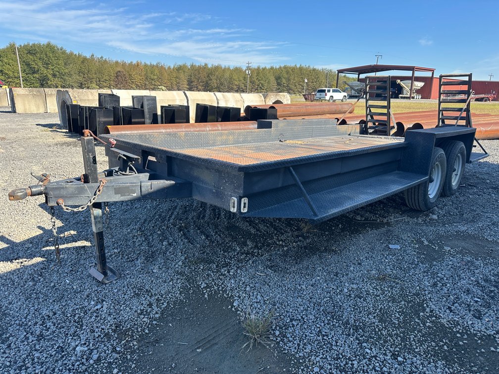 18' T/A Steel Utility Trailer 