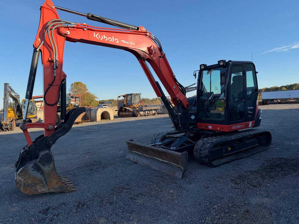 2020 Kubota KX080-4 Excavator  w/Hydraulic Thumb