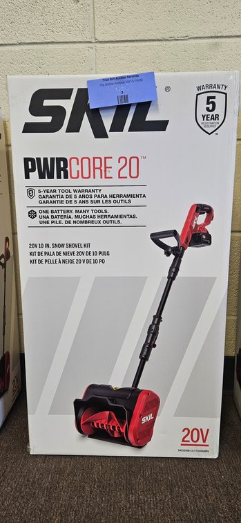 SKIL PWRCORE 20 20V 10 in. Cordless Snow Shovel Kit