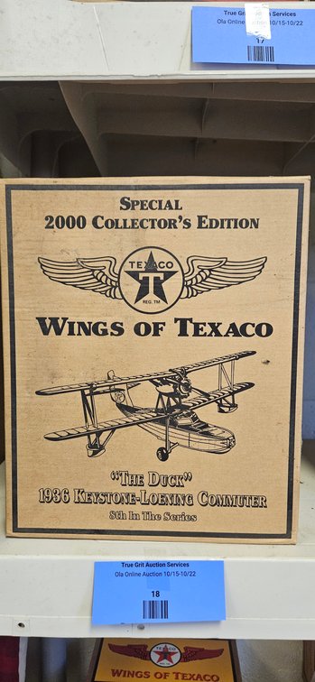 Texaco Wings of Texaco 1936 Keystone-Loening Commuter Box