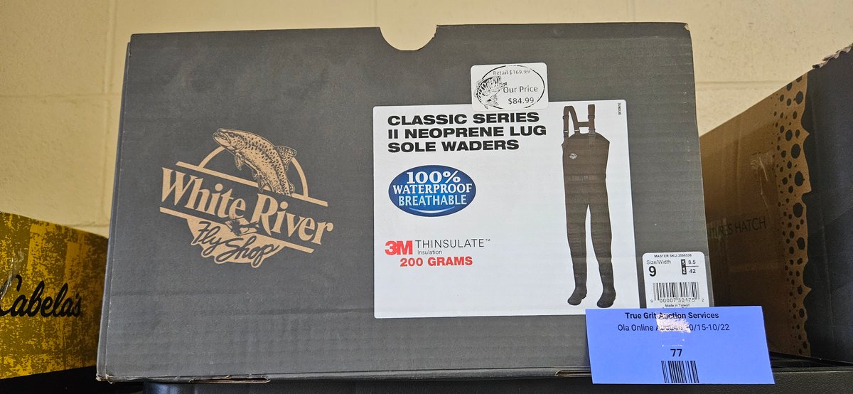 White River Fly Shop Classic Series II Neoprene Waders, Size 9