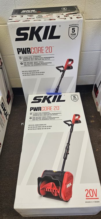 2 SKIL PWRCORE 20 20V 10 In. Snow Shovel Kits