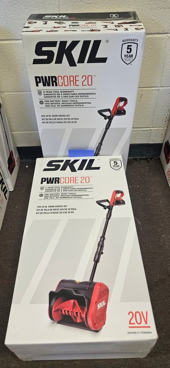 2 SKIL PWRCORE 20 SNS1000B-13 10 In. Snow Shovel Kits