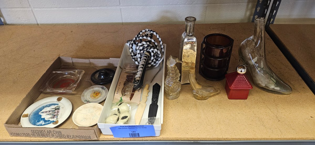 Glass Bottles, Braided Whip, Amber Glass Coasters, and More