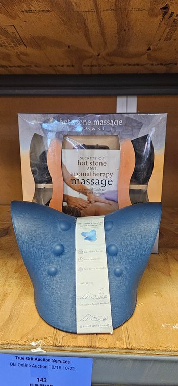Neck Relaxer and Hot Stone Massage Kit