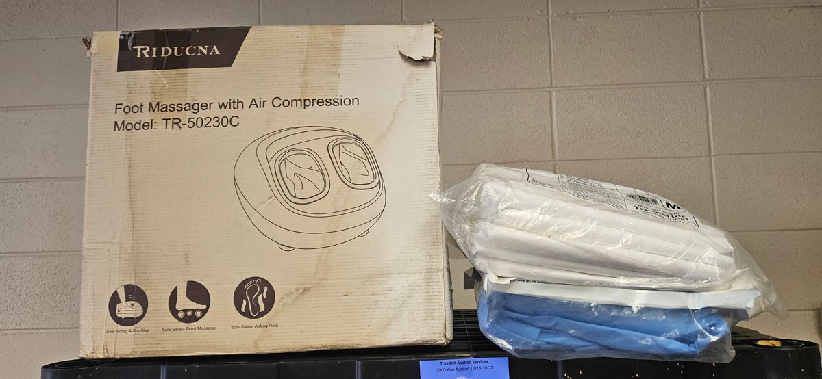 Foot Massager with Air Compression and Disposable Garments