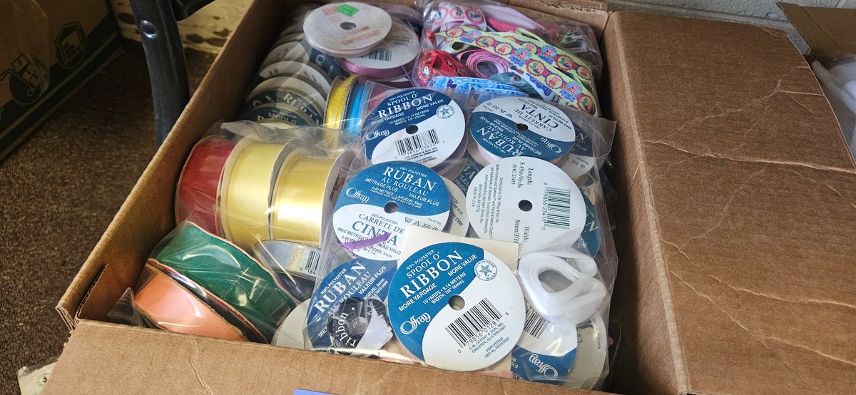 Craft Ribbon Spools, Rolls, and Remnants