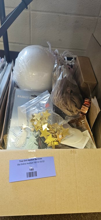Craft Supplies with Foam Dome, Ornaments, Twine, and More