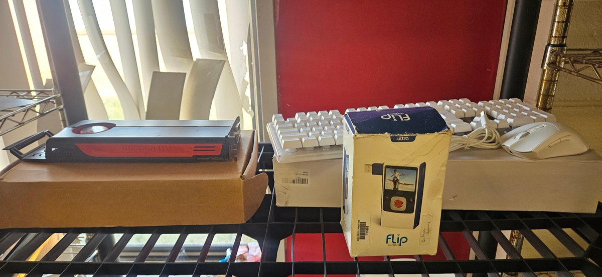 Graphics Card, Camcorder, Keyboard, and Mouse