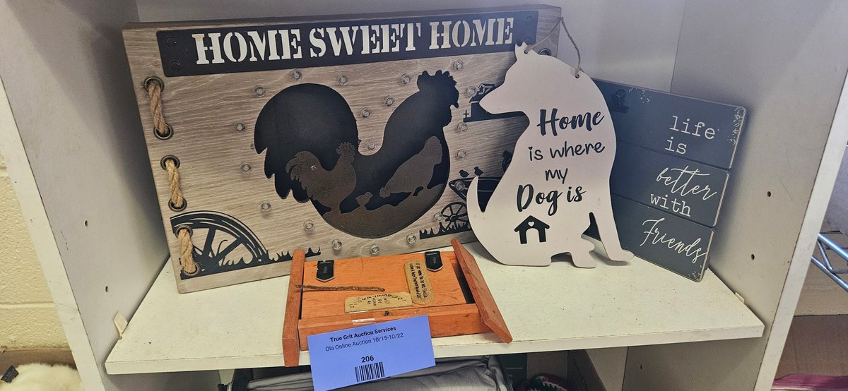 Wooden Home Decor Signs and Hanging Tray