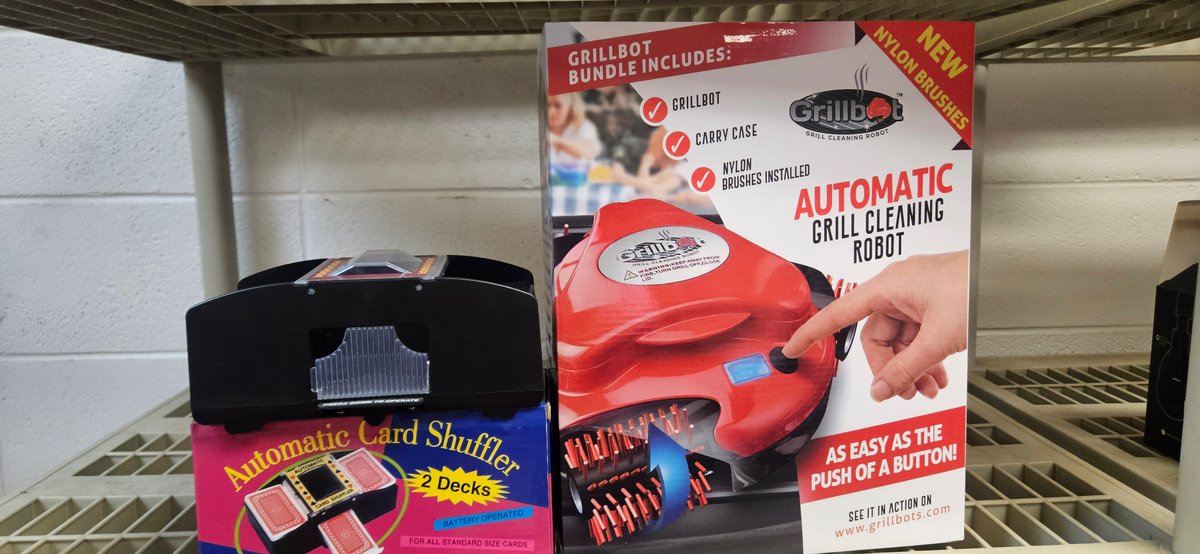 Automatic Card Shuffler and Grill Cleaning Robot