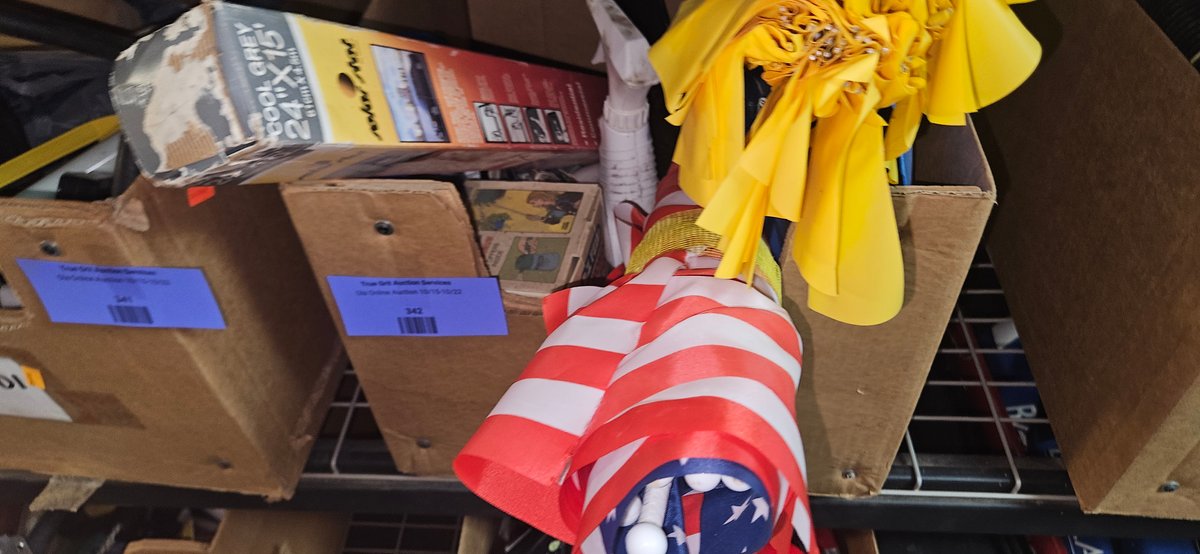 Umbrellas, Lawnmower Blade, Window Film, and Yard Supplies
