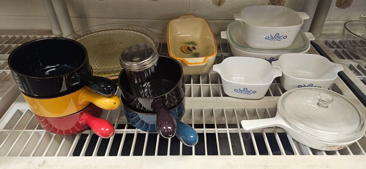 Casserole Dishes, Ceramic Handled Bowls, and Cookware