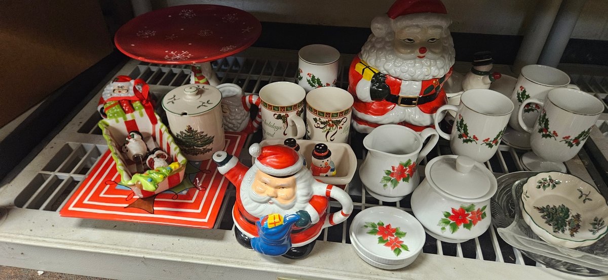 Holiday Ceramic Tableware, Teapot, Cookie Jar, and More