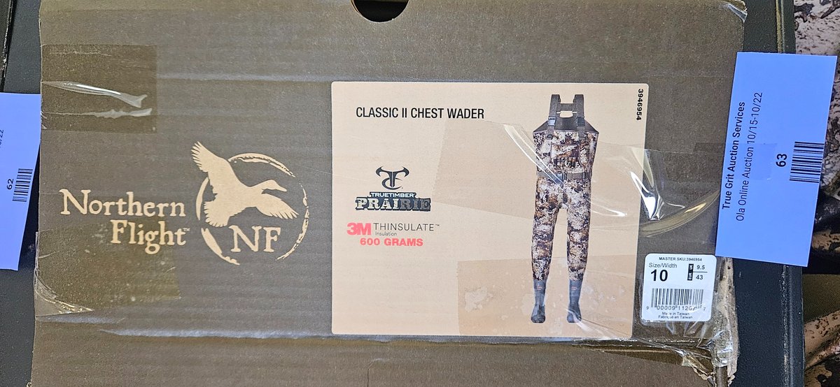 Northern Flight Classic II Chest Waders Size 10