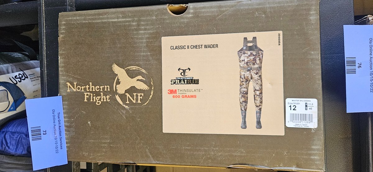 Northern Flight Classic II Chest Waders, Size 12
