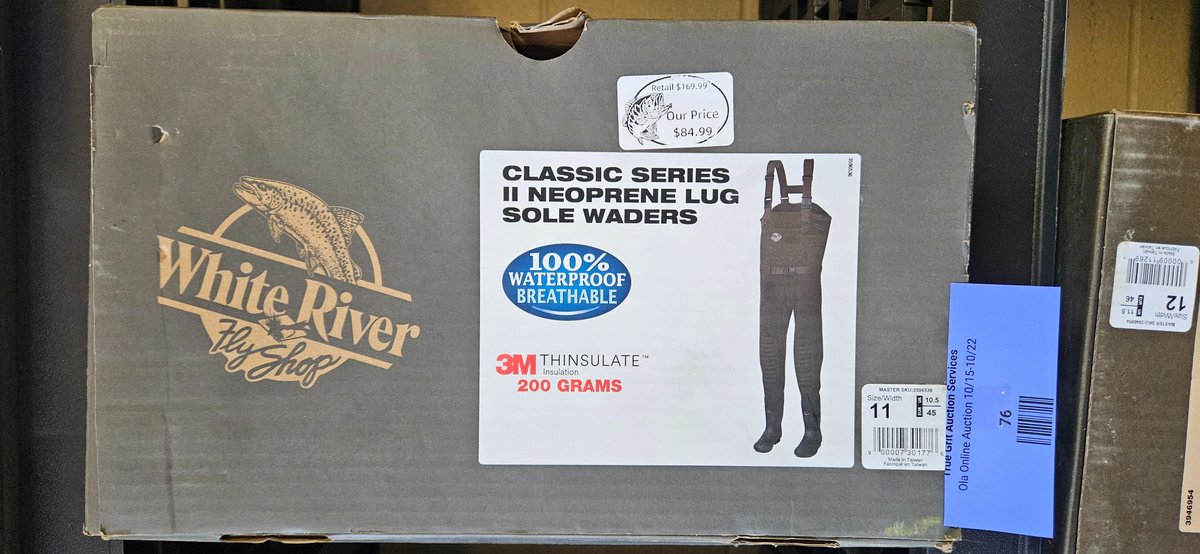 White River Fly Shop Classic Series II Neoprene Lug Sole Waders