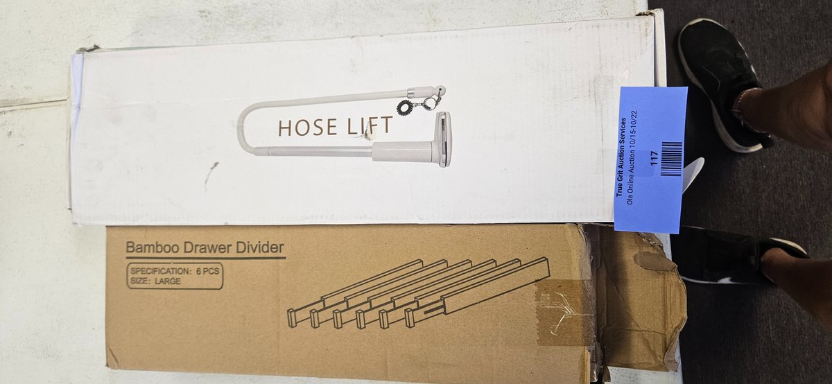 Bamboo 6-Piece Drawer Divider Set and Hose Lift